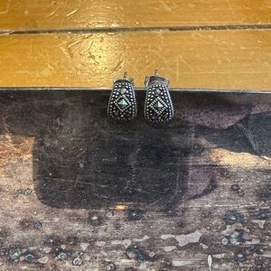 Vintage Sterling Marcasite Earrings